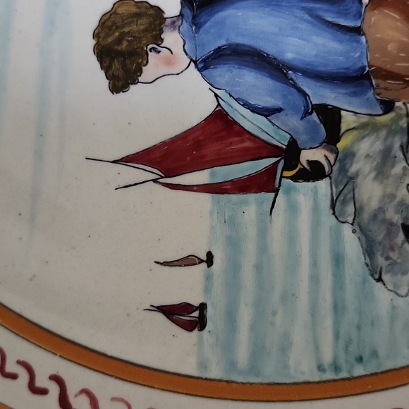 HB Quimper Musuem Quality Hexagonal Plate - Picture 13 of 16